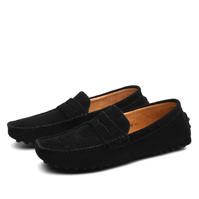 Suede Marina Loafers for Men - Casual Slip-On Shoes for Everyday Wear
