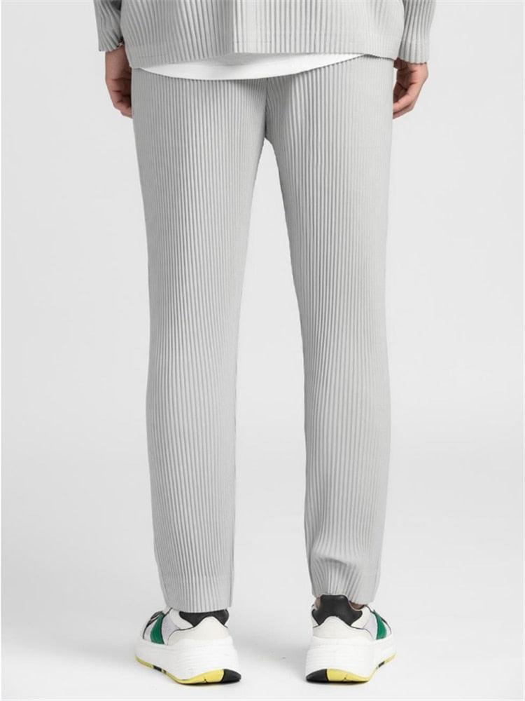 Ribbed Cotton Trousers for Casual Wear - Comfortable and Stylish Pants