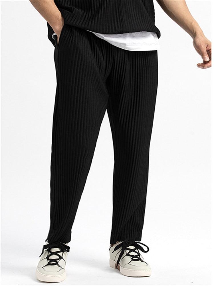 Ribbed Cotton Trousers for Casual Wear - Comfortable and Stylish Pants