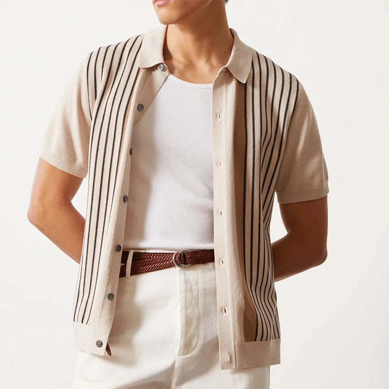 Polo Shirt with Buttons - Cotton Blend - Casual Wear - Available in Multiple Colors