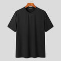 Men's Cotton Casual T-Shirt - Short Sleeve, Everyday Wear, Multiple Colors