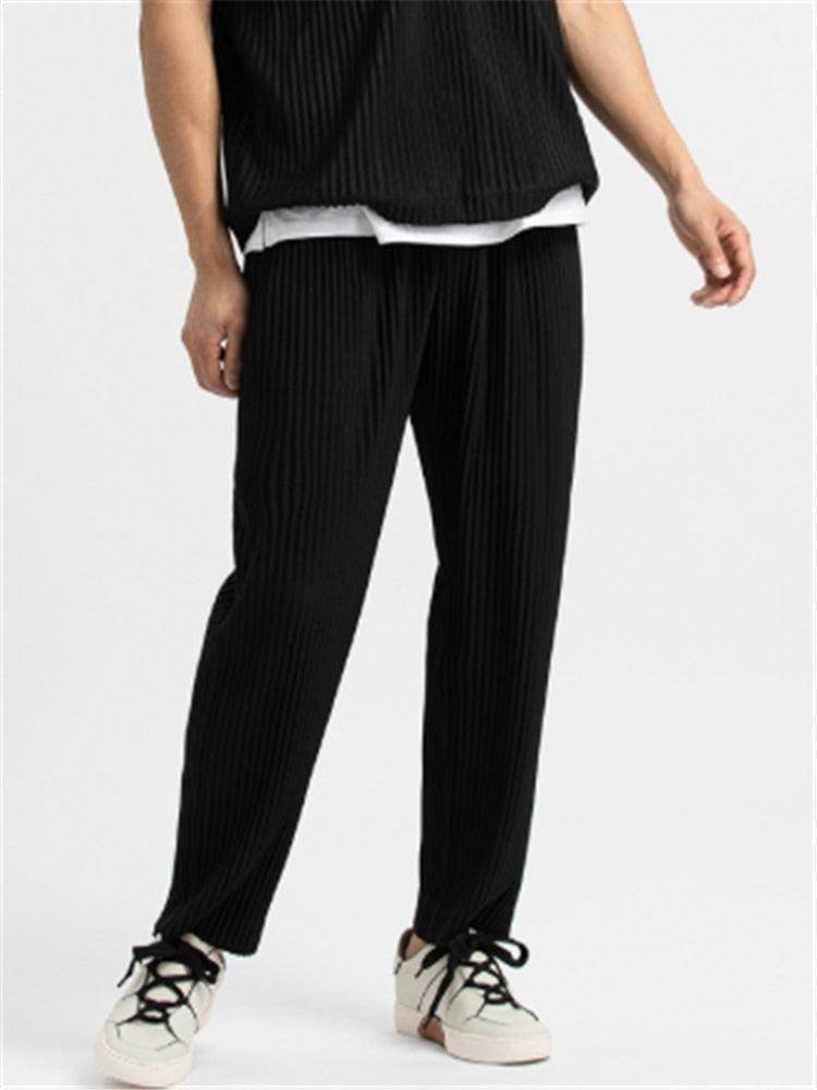 Ribbed Cotton Trousers for Casual Wear - Comfortable and Stylish Pants