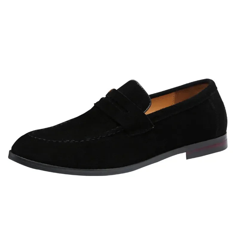 Men's Summer Loafers - Breathable Fabric Casual Slip-On Shoes for Everyday Wear