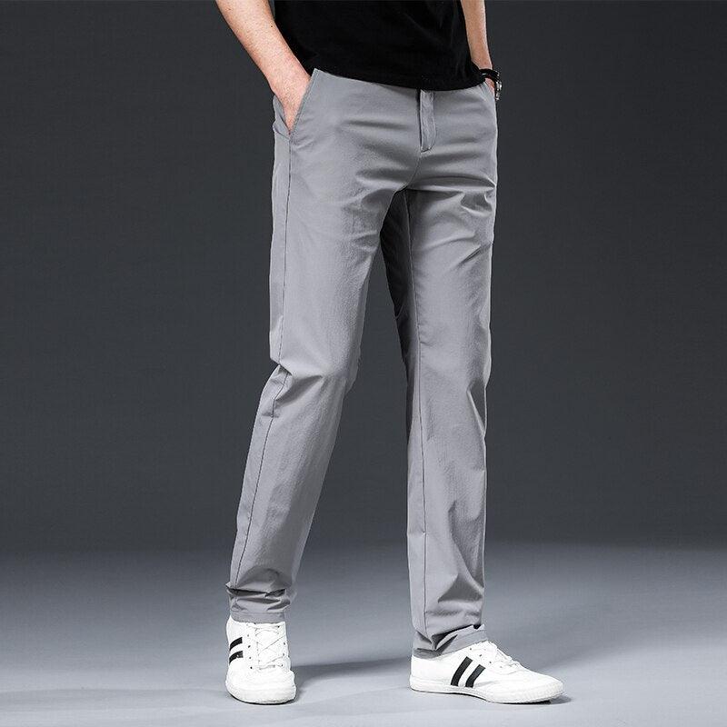 Chino Pants for Men - Cotton Twill Casual Trousers - Versatile Everyday Wear