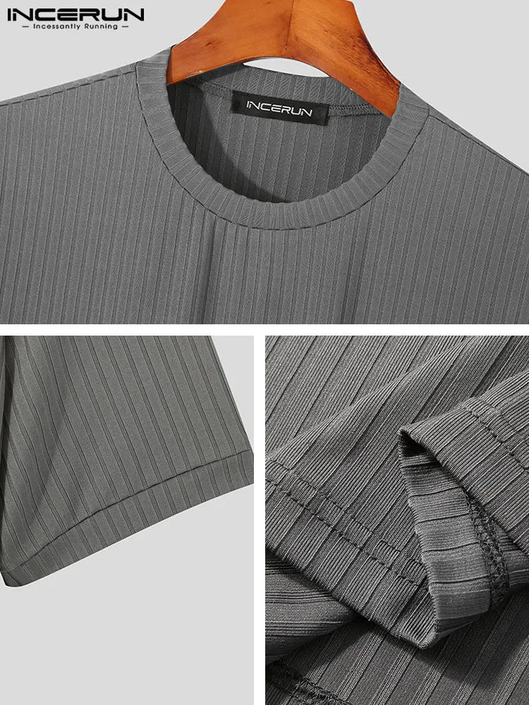 Men's Cotton Casual T-Shirt - Short Sleeve, Everyday Wear, Multiple Colors