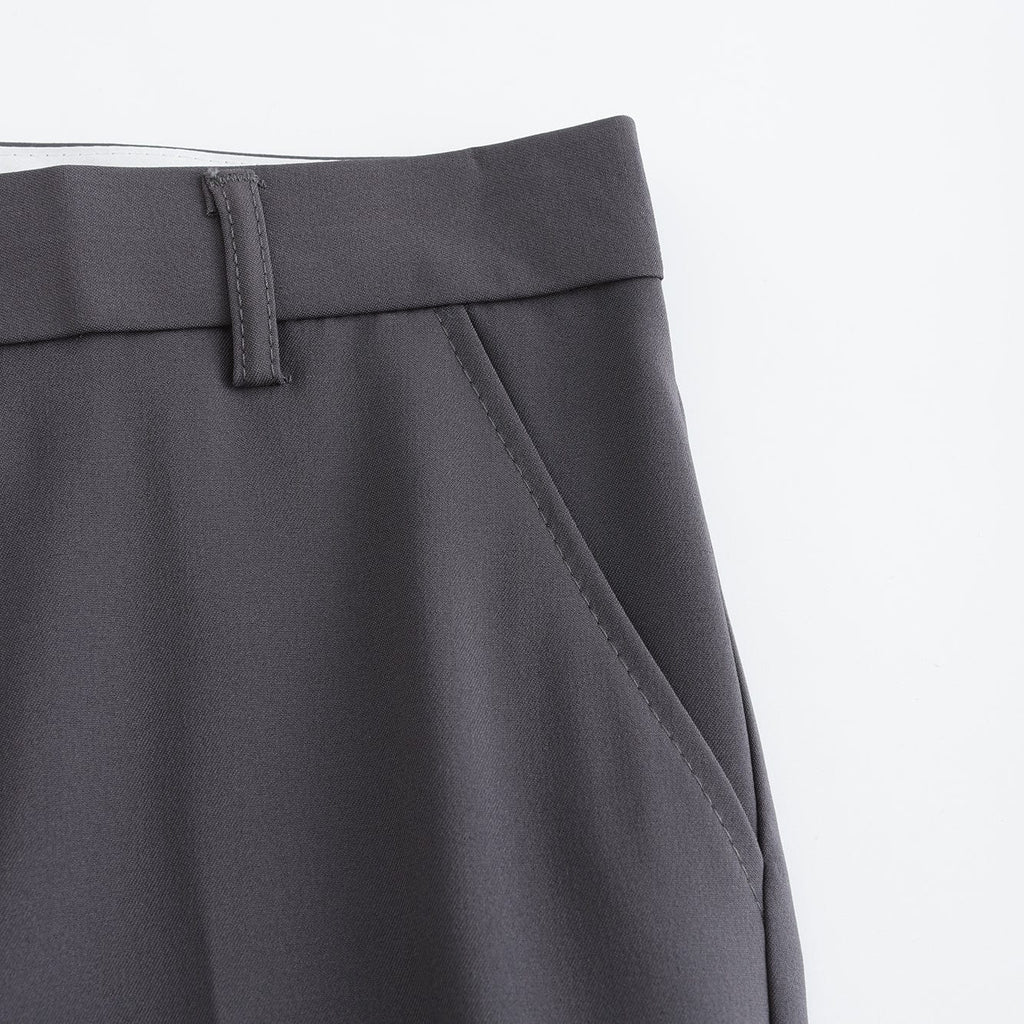 Stretch Fabric Trousers for Women - Comfortable Casual Pants - Versatile Fit