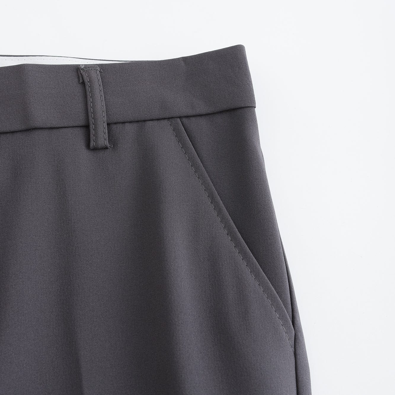 Stretch Fabric Trousers for Women - Comfortable Casual Pants - Versatile Fit