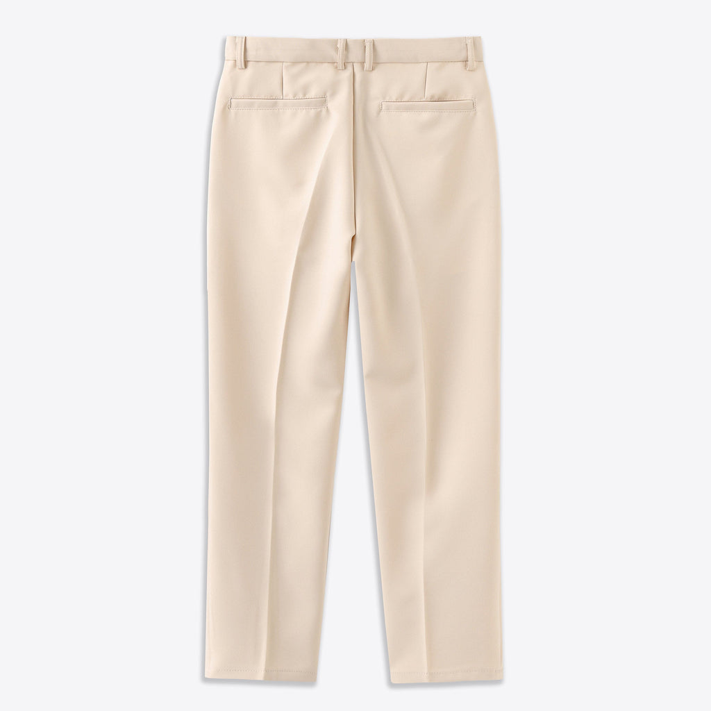 Stretch Fabric Trousers for Women - Comfortable Casual Pants - Versatile Fit