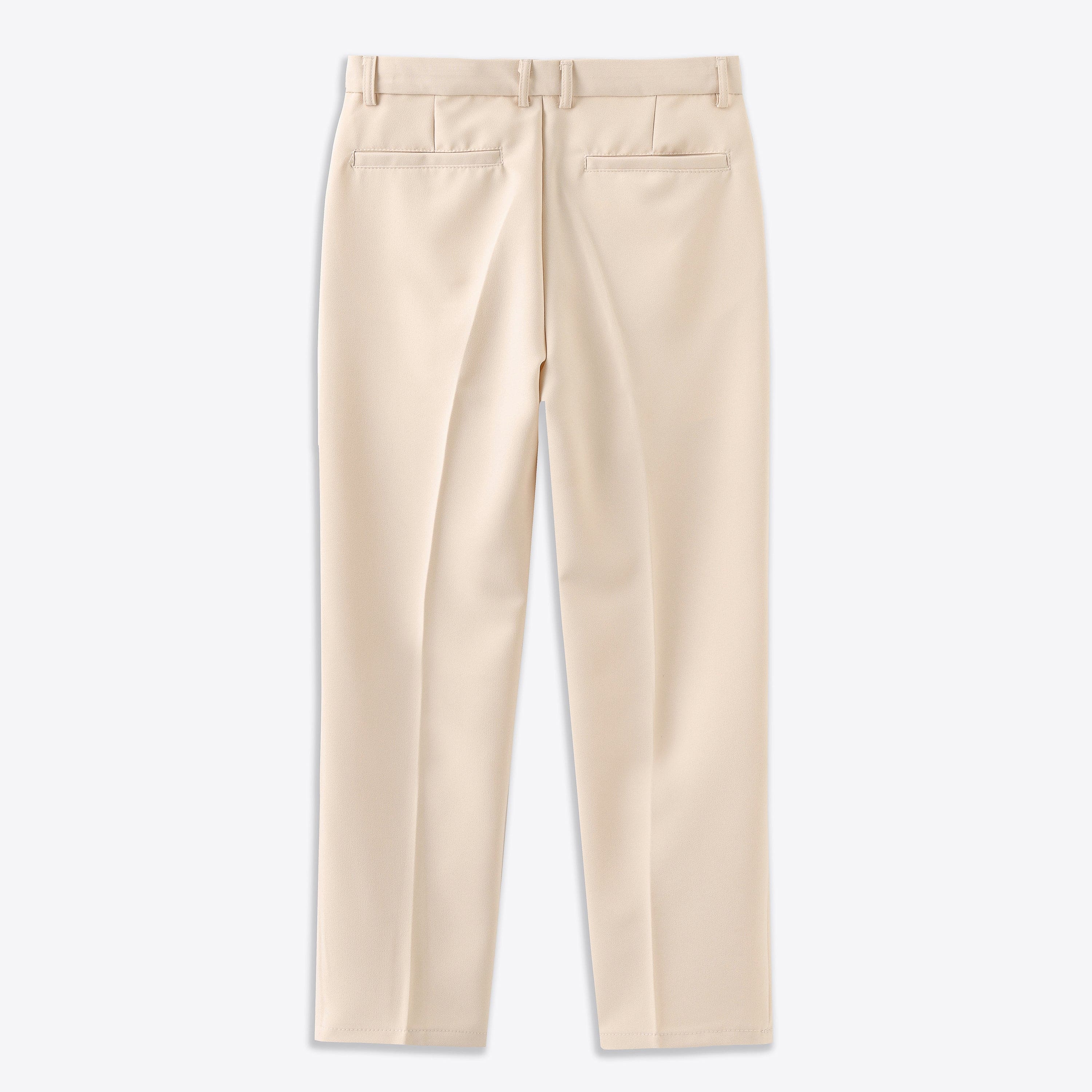 Stretch Fabric Trousers for Women - Comfortable Casual Pants - Versatile Fit