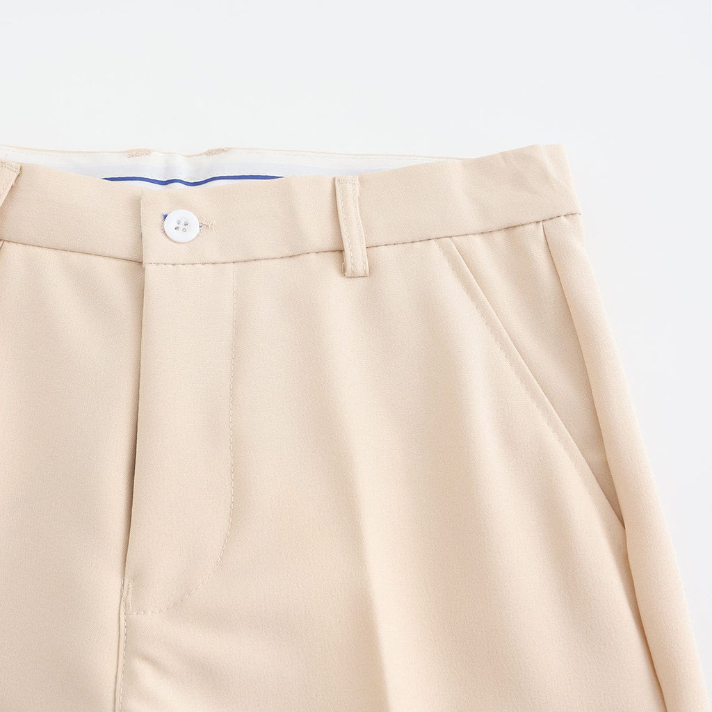 Stretch Fabric Trousers for Women - Comfortable Casual Pants - Versatile Fit