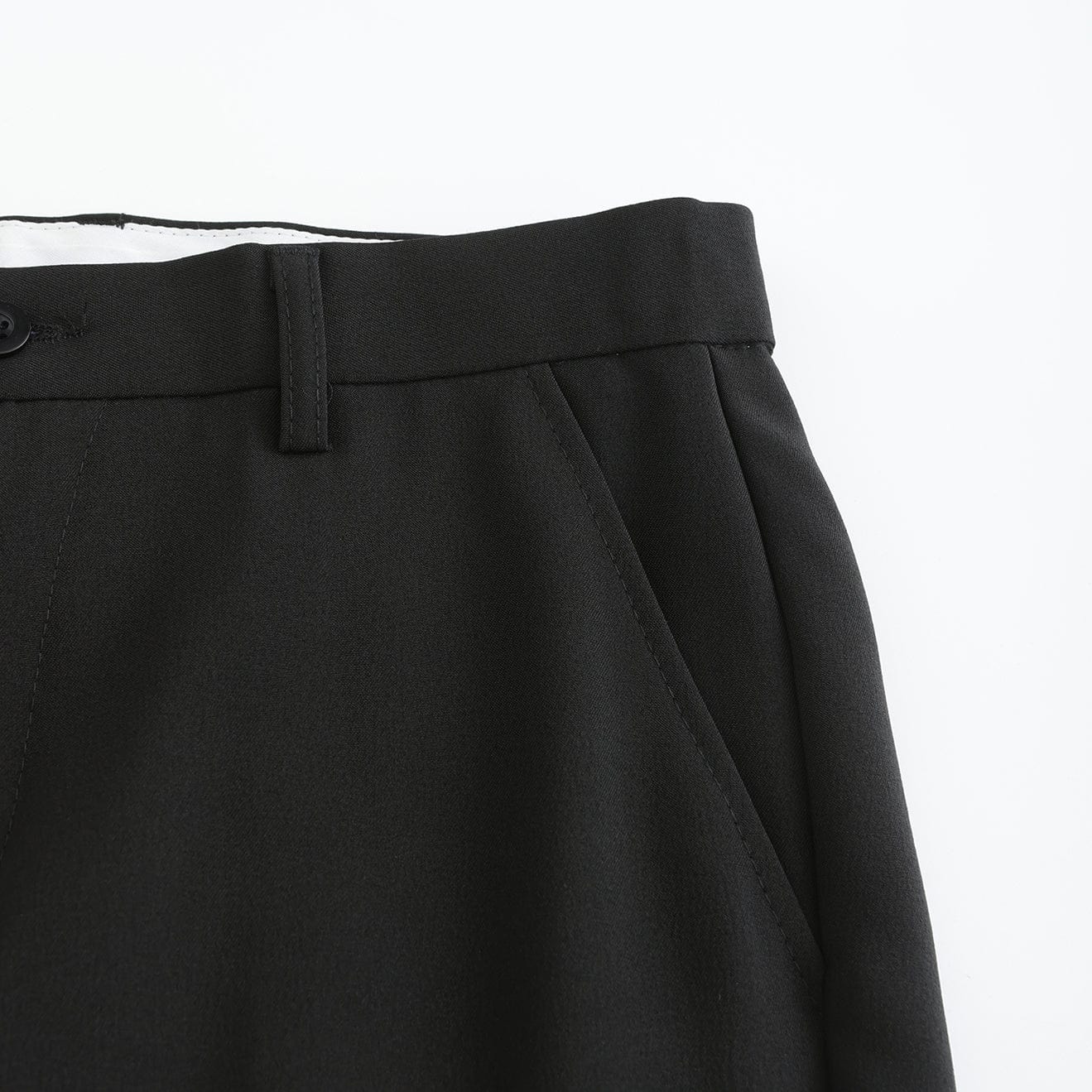 Stretch Fabric Trousers for Women - Comfortable Casual Pants - Versatile Fit