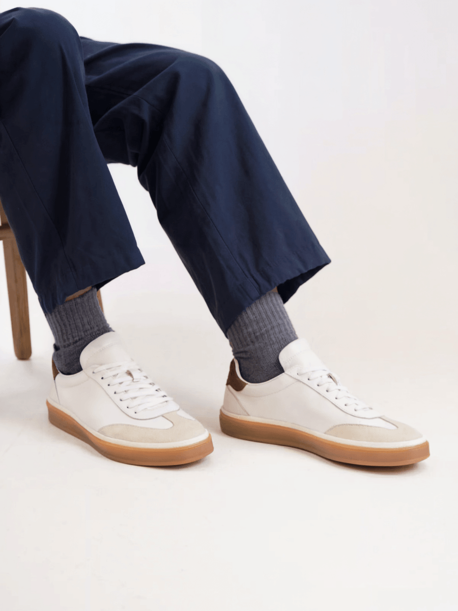 Leather Casual Sneakers for Everyday Wear - Comfortable and Stylish Footwear