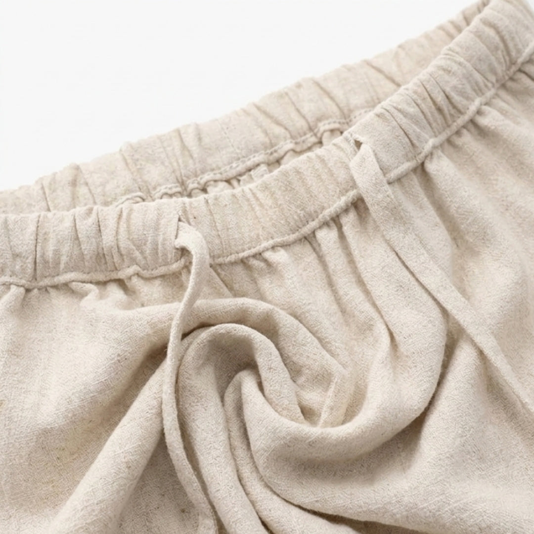 Linen Oversized Fit Pants for Casual Wear - Comfortable and Stylish Trousers