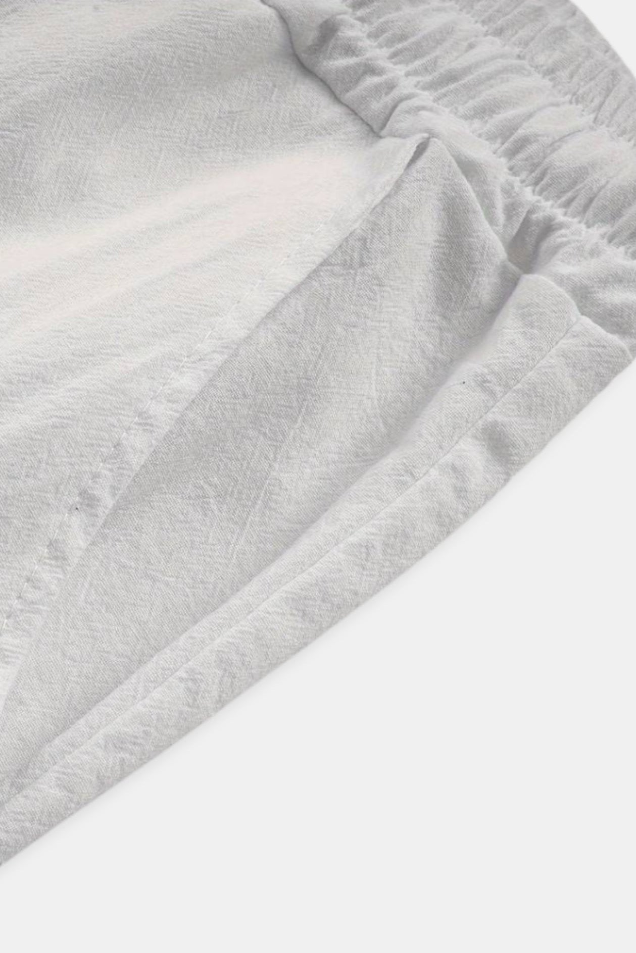 Lightweight Cotton Linen Beach Pants for Summer Casual Wear
