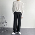 Men's Casual Trousers - Lightweight Cotton - Slim Fit - Everyday Wear