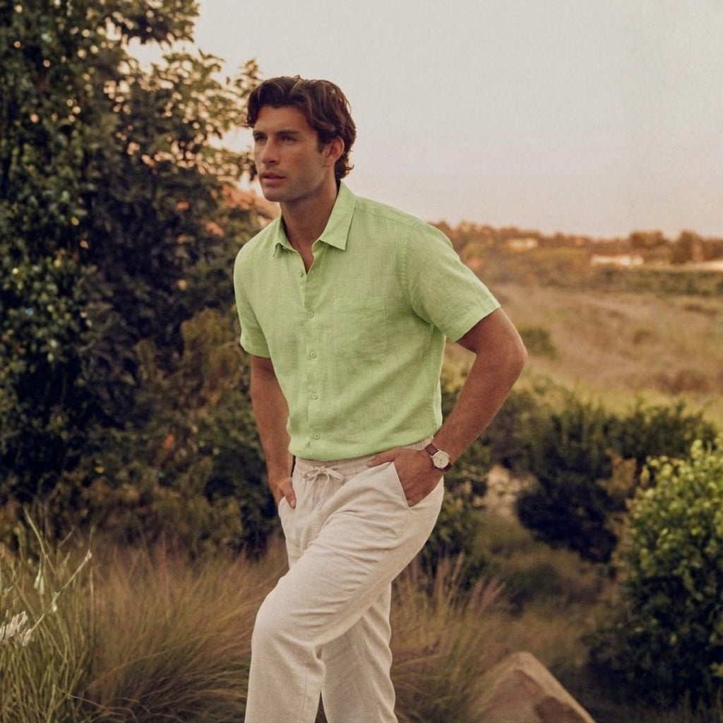 Linen Short Set for Casual Wear - Lightweight and Breathable Fabric