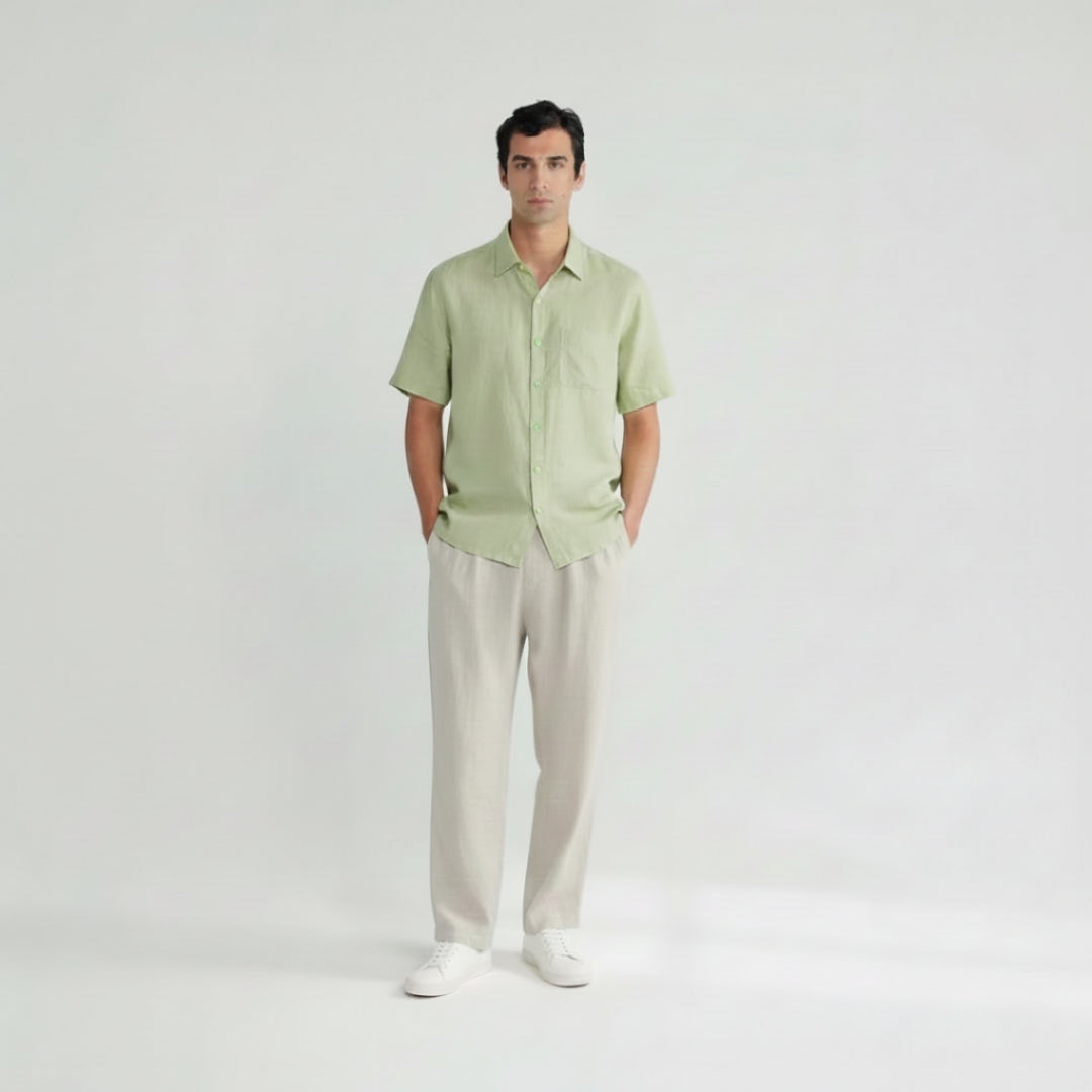 Linen Short Set for Casual Wear - Lightweight and Breathable Fabric