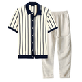 Short-Sleeved Ibiza Set - Lightweight Cotton Casual Outfit for Summer
