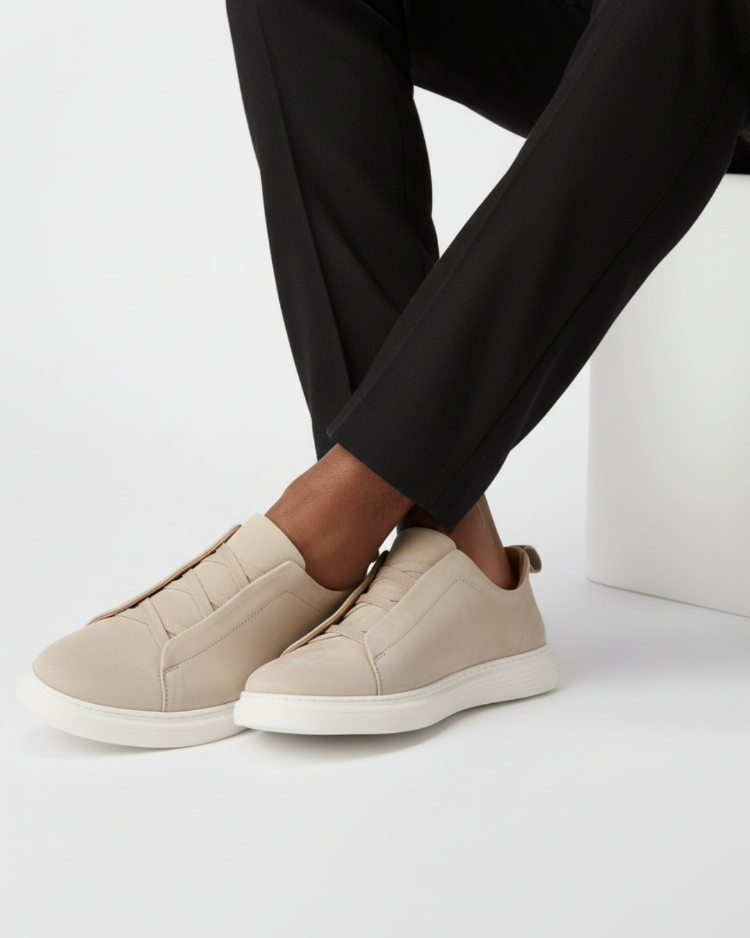 Suede Slip-On Sneakers for Casual Wear - Comfortable and Stylish Footwear