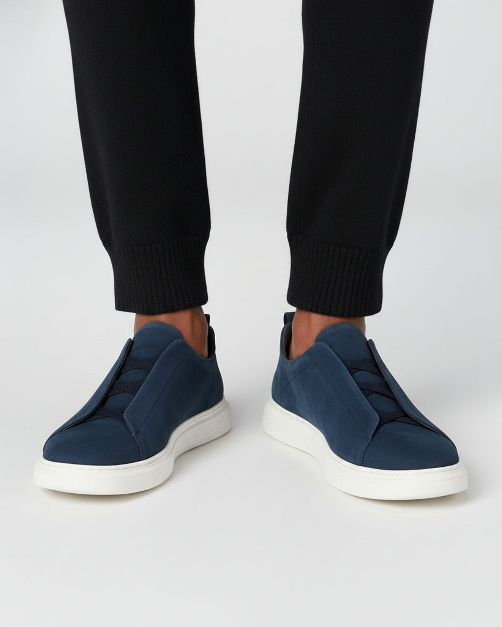 Suede Slip-On Sneakers for Casual Wear - Comfortable and Stylish Footwear