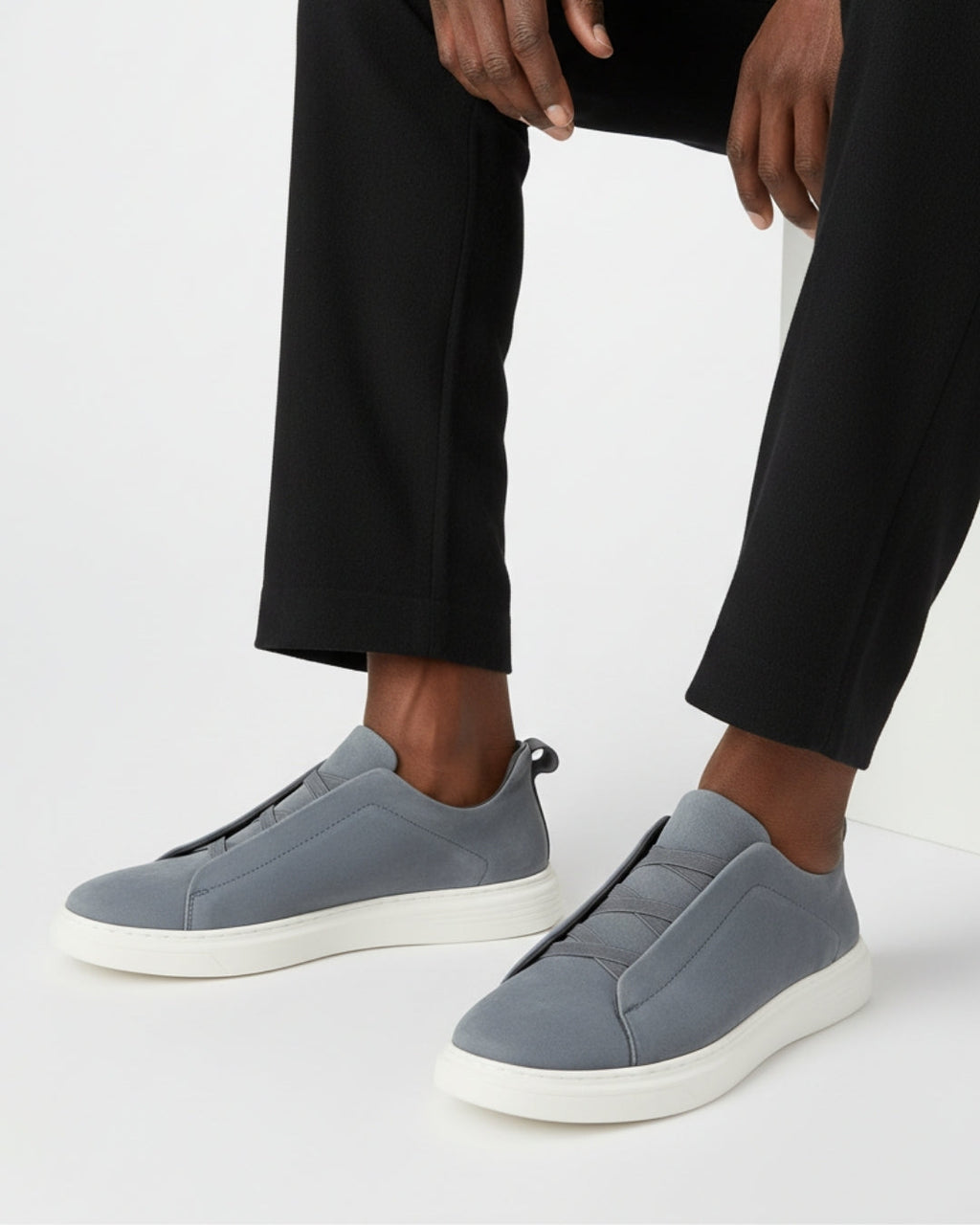 Suede Slip-On Sneakers for Casual Wear - Comfortable and Stylish Footwear